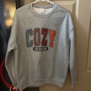 Cozy Season Gray Sweater